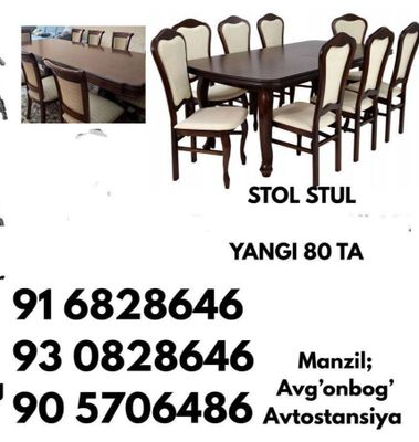 Stol stul .Temirdan yasalgan