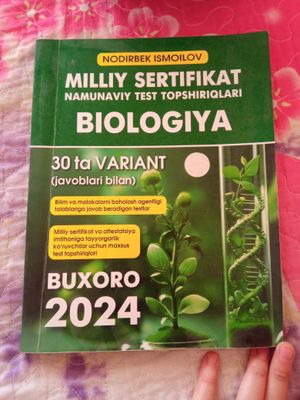Biologiya milliy sertifikat testga tayyorlov testi