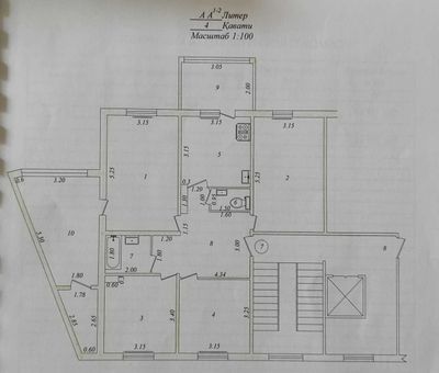 V014 ПРОДАЕТСЯ квартира Сергели 5кв 4в5/4/9 105м2