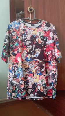 мужская аниме футболка