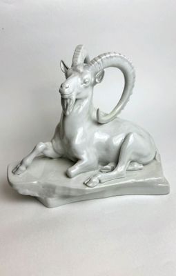 фарфоровая статуэтка Архар, горный козёл ЛФЗ СССР