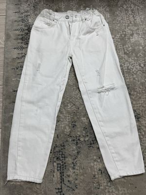 Стильные белые джинсы. Zara. Рост 140 см