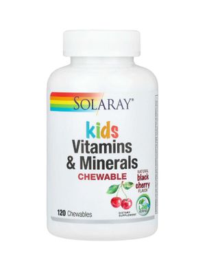 Solaray kids vitamins mineral, Комплекс витаминов и минералов