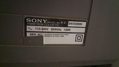 Телевизор SONY Тринитрон.