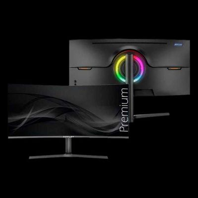 ZIFFLER 34GM1000-34″ 3K WQHD Curved Gaming monitor VA 165hz RGB stand