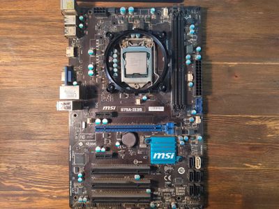 MSi B75A-IE35 + Intel Core i7 3770S + Озу DDR3 Kingston 2х8 GB 2133MHz