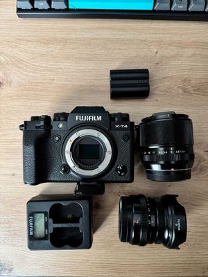 Фотоаппарат Fujifilm x-t4 с объективами fujinon 16mm & 60mm