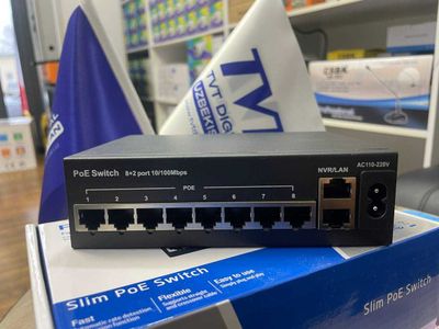 Poe Switch 8+2 10/100 mb