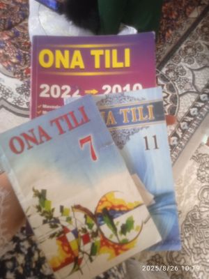 Ona tili mega Uchta kitob 50 mingga zo'r variant