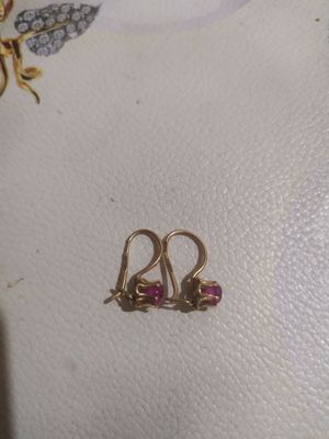 Сережки золотые детские