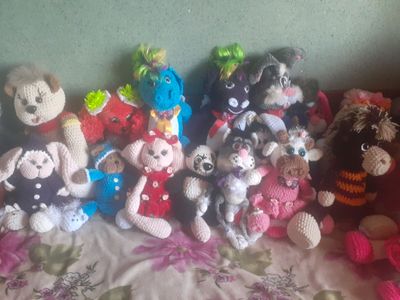 вязанные игрушки на заказ