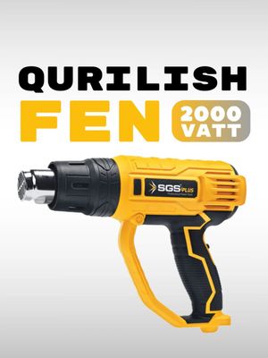 Qurilish feni 2000 Vatt, Maks 600 C