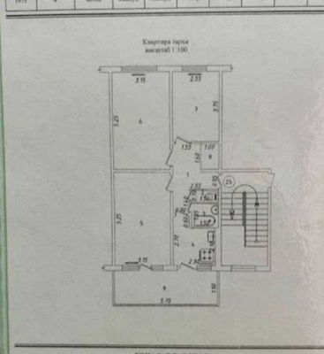 LABZAKK C-12. квартира с Евроремонтом 3 комнаты на 1 этаже. Кирпич.