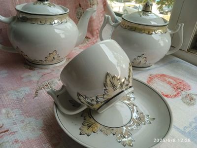 Совершенно новый чайный сервиз Вербилки - Барбарис