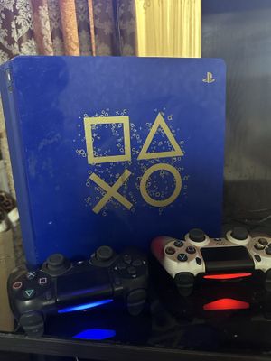 PS4 Slim Юбилейная + 2 Геймпада + Внешний HDD