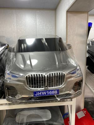 BMW elektroni bolalar uchun moshina ikki oʻrindiql