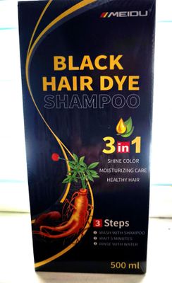 Шампунь-краситель для волос MEIDU Black Hair Dye Shampoo