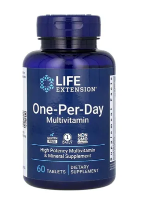 ДОСТАВКИ НЕТ Life Extension one per day , two per day MADE IN USA