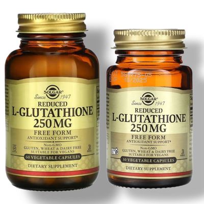 Глутатион Solgar Reduced L-Glutathione 30 веган капс Америка