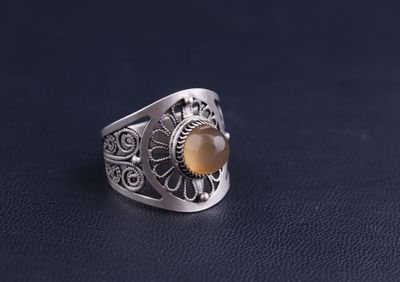 Винтажное серебряное кольцо.