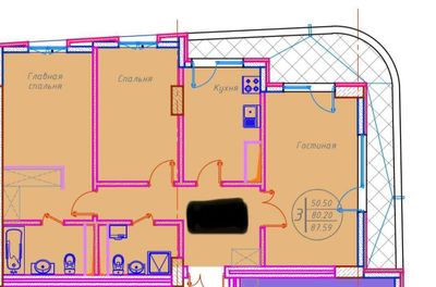 ПРОДАЕТСЯ 3-хкомнатная и 4-хкомн Ц-1 88м2 106м2 ЖК ИНФИНИТИ (133241)