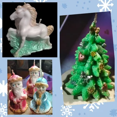 Изготовление ароматических Новогодних свечей