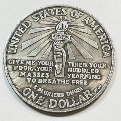 1 Dollar 1906 год. США. Ellis Island.