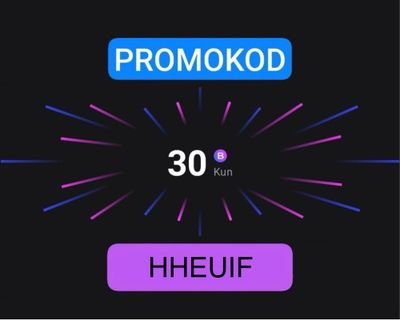 1 oylik aboniment promokod HHEUIF