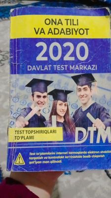 Ona tili va adabiyot test kitob