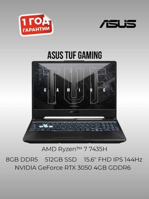 Asus Tuf Gaming A16 r7-7435Hs rtx 3050 4gb