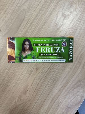 Feruza Jumaniyazova Konserti