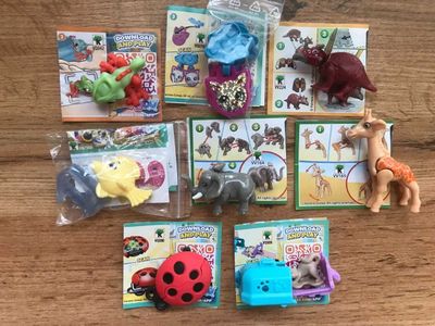 kinder игрушки сборка из киндер сюрприз