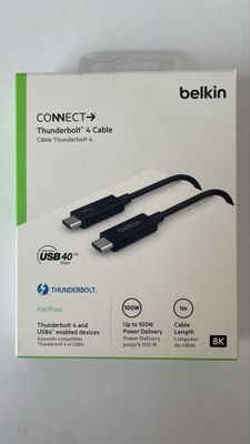 Thunderbolt 4 USB-C Belkin 100W, 1m