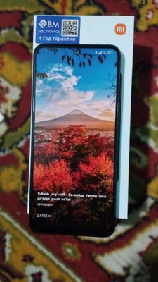 Redmi Note 128GB Korobka dokumenti bilan holati ideal umuman aybi yo'q