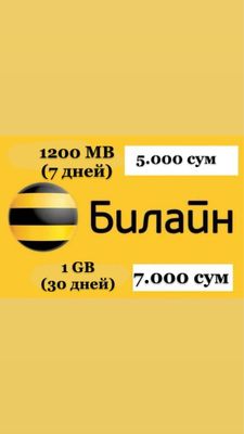 Мб для Beeline по низким ценам