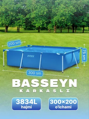 Intex basseyn xar xil razmer