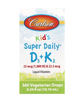 Carlson kids D3 K2 vitamins 1000 me