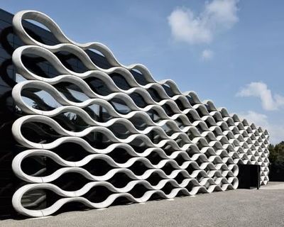 3d фасадные панели , параметрические фасады, динамические фасады