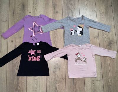 Продам хб майки Waikiki и HM с длинным рукавом на 2-3 года.