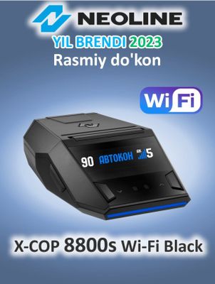 Neoline X-COP 8800s Black WI-FI radar detektori O'zbekiston versiyasi
