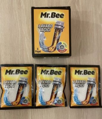Засор в трубе Mr Bee, средства от засора труб производства Турция