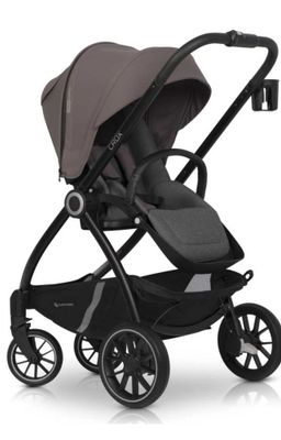 продается коляска euro-cart crox taupe в двух цветах серый и темно-беж