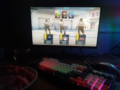 i3 12100F + rx 580 8gb monitor 100hz