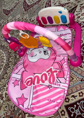 Детский коврик, с пианино