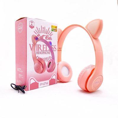 Naushnik Bluetooth P47M Gray/Pink