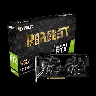 Palit - 12GB GeForce RTX2060 Dual GDDR6 192bit DP HDMI DVI
