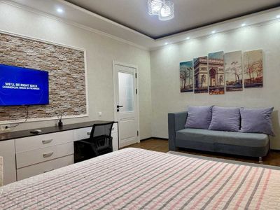 Госпитальный м.Ойбек 1-комн 4/9 40 м² ремонт мебель техника