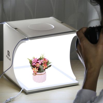 Компактный фотобокс 25 см + 6 сменных фонов. Для предметной сьемки.
