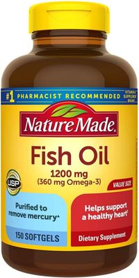 Fish Oil Omega 3 от Nature Made 1200mg 150 капс Доставка есть