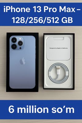 Iphone 13 pro max 256 talik holati zur